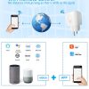 Priza smart, Circuit4Life, 16A, app Tuya Smart, Protectie copii, Monitorizare consum, Compatibil cu Alexa/Google Assistant, Alb