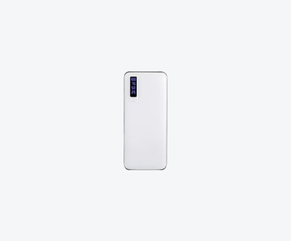 Baterie externa Elworld 20000mAh, LCD, 3xUSB, Alb