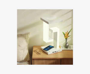 Lampa cu incarcare wireless si levitatie magnetica – ideala pentru dormitor, birou si decor modern -fara alimentator