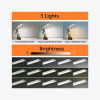 Lampa de birou cu protectie pentru ochi, incarcare wireless integrata si afisaj digital pentru ceas, alarma-fara alimentator-Neagra