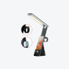 Lampa de birou cu protectie pentru ochi, incarcare wireless integrata si afisaj digital pentru ceas, alarma-fara alimentator-Neagra
